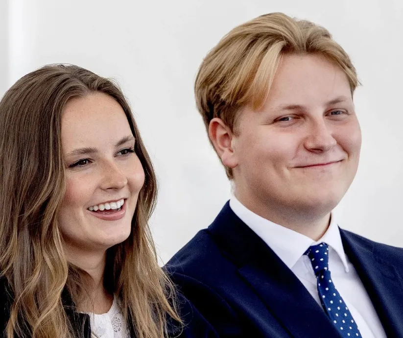 Sverre Magnus e Ingrid de Noruega