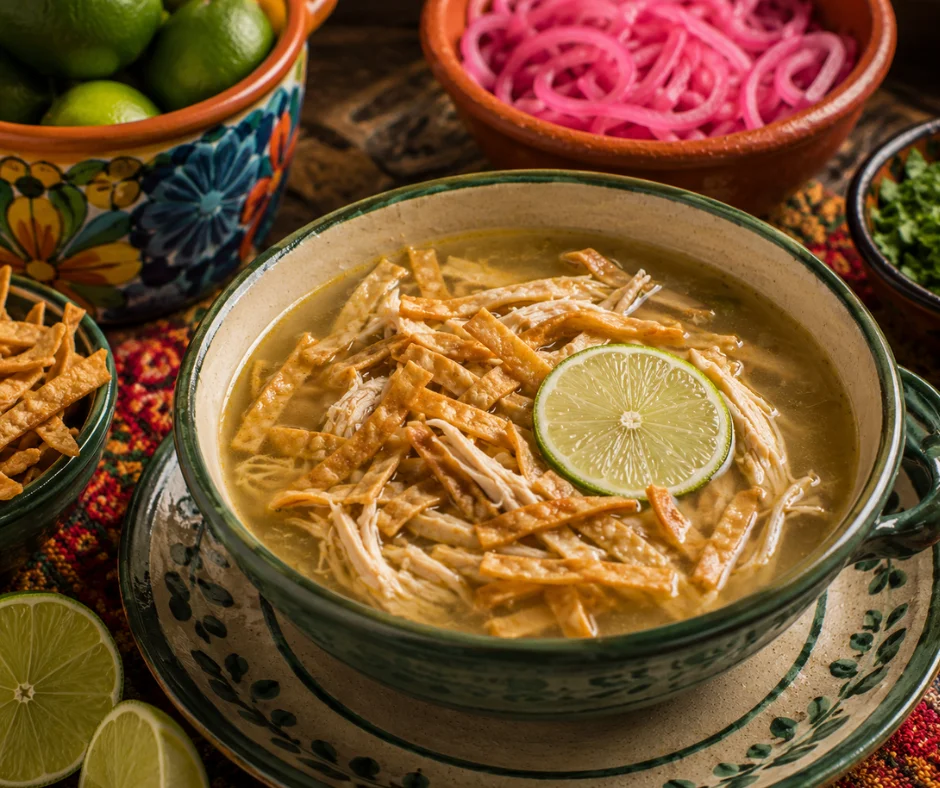 Sopa de lima, el equilibrio perfecto entre frescura y sabor