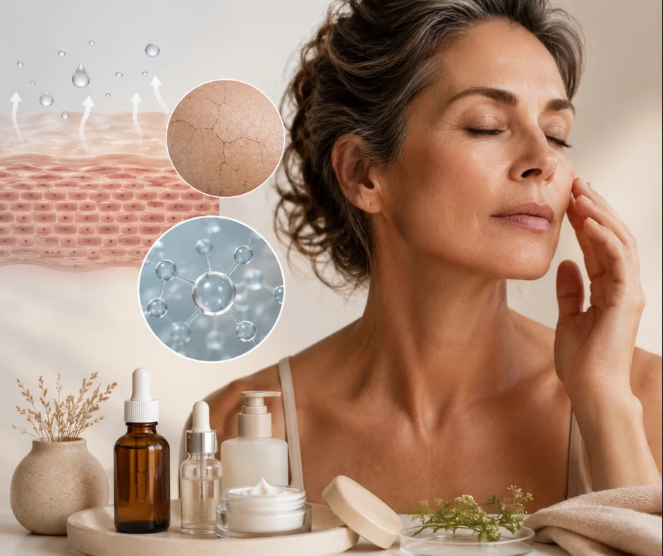 Cuando la piel pierde hidratación, no necesita más productos- necesita una rutina que proteja y fortalezca su barrera natural.