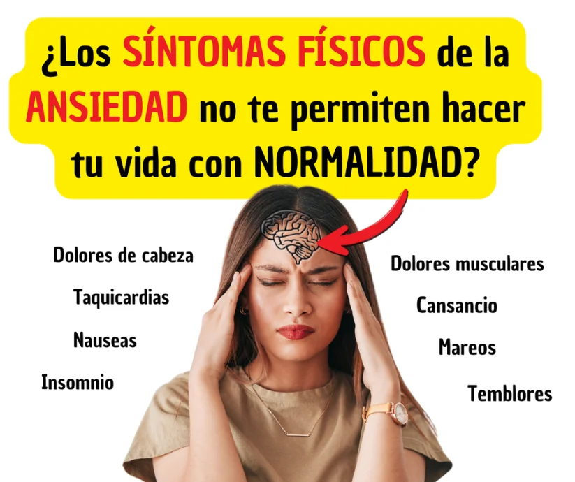¿Los síntomas físicos de la ANSIEDAD no te permiten hacer tu vida con normalidad?