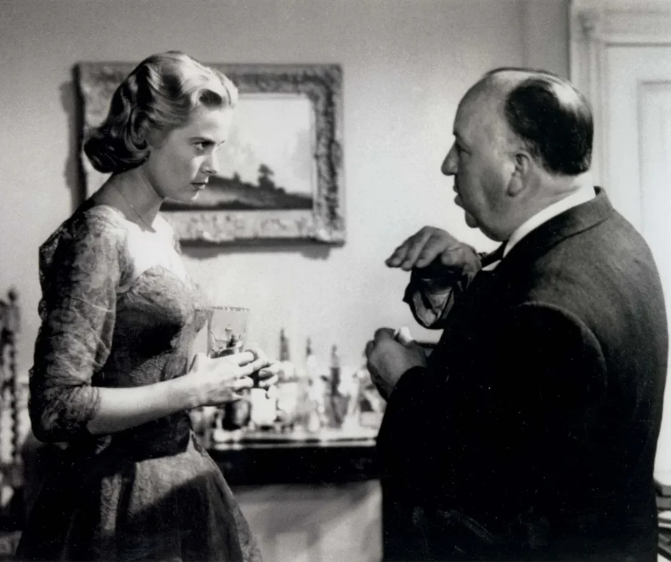 Con Alfred Hitchcock, Grace Kelly realizó la trilogía cinematográfica Dial M for Murder, Rear Window y To Catch a Thief.