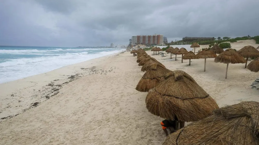 frente frio en cancun