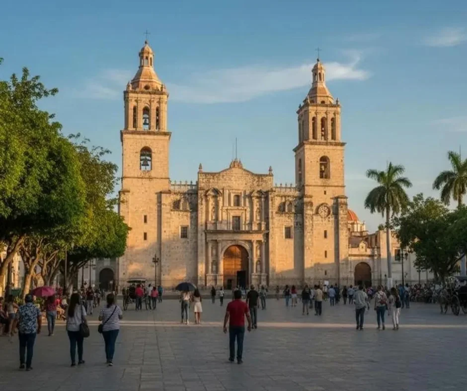 La Plaza Grande todavía permite leer el origen de la ciudad colonial- alrededor de este espacio se concentraron la religión, el gobierno y las residencias vinculadas al poder.