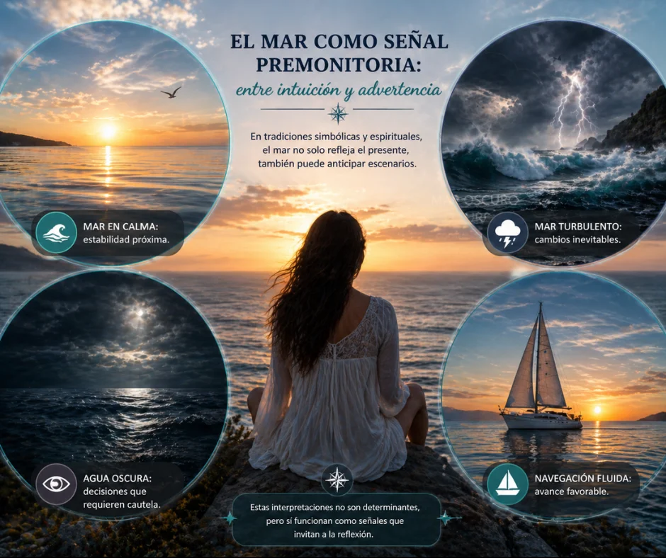El mar como señal premonitoria- entre intuición y advertencia.