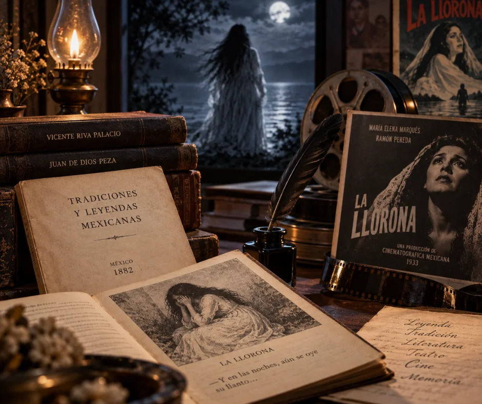 La leyenda de La Llorona dejó de vivir únicamente en la tradición oral cuando escritores del siglo XIX la llevaron al papel.
