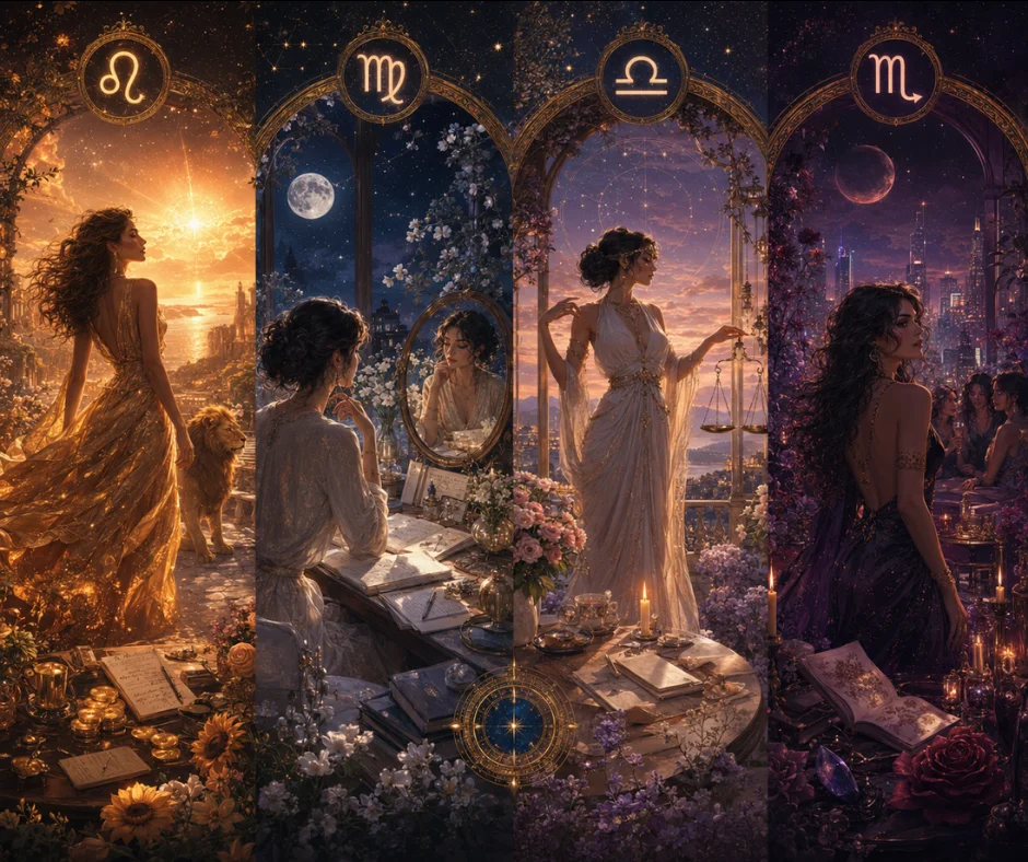 Leo, Virgo, Libra y Escorpio viven septiembre desde lugares muy distintos.