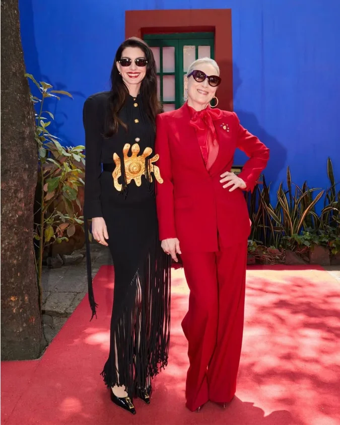 Anne Hathaway y Meryl Streep a la Casa Azul de Frida Kahlo