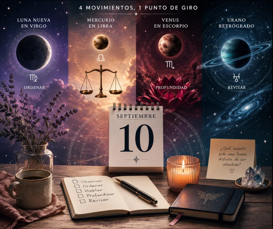 El 10 de septiembre concentra cuatro movimientos clave.