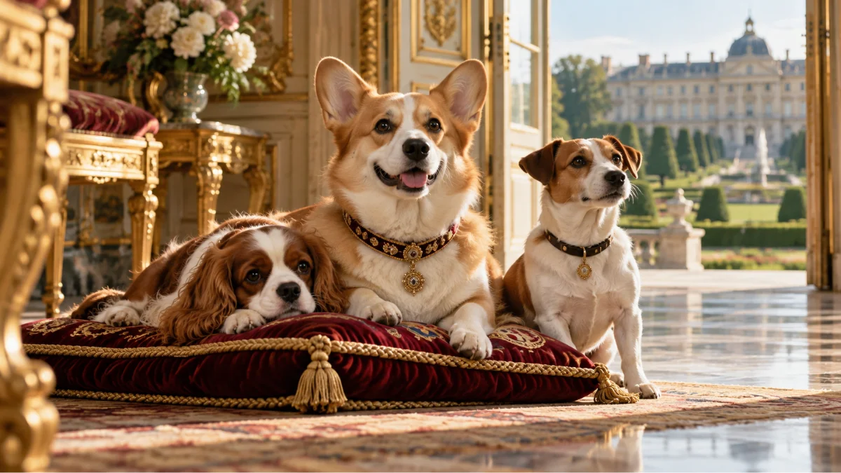 De los corgis de Isabel II a los pequeños spaniels y terriers, los perros han sido parte de la vida privada de las familias reales europeas durante generaciones.