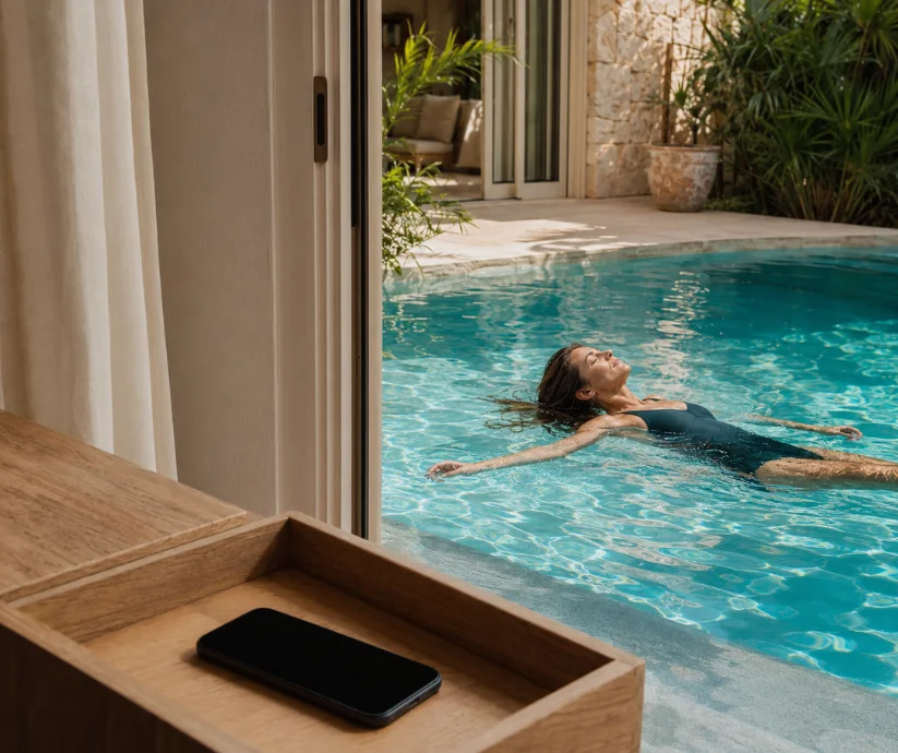 El teléfono también necesita vacaciones.