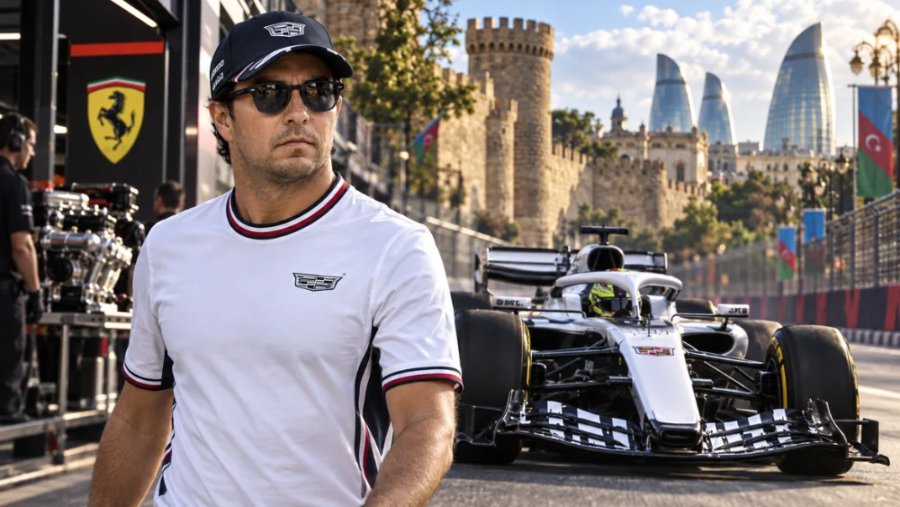 Sergio “Checo” Pérez llega a Bakú con Cadillac, donde el equipo probará mejoras y el mexicano espera contar con la nueva especificación de la unidad de potencia Ferrari en uno de los circuitos más especiales de su carrera.