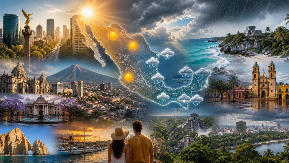 Clima en México hoy 4 de mayo 2026 con calor y lluvias en distintas regiones