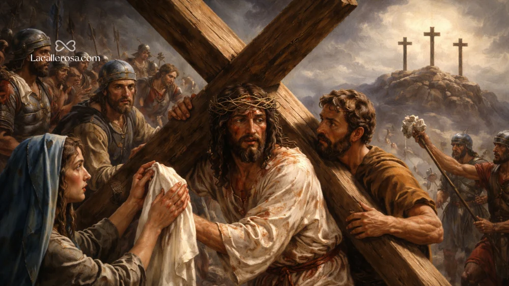 Viernes Santo- el dramático camino de Jesús entre caídas, dolor y redención