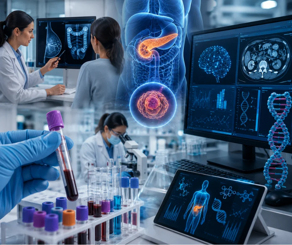 Laboratorio de diagnóstico y análisis médico.