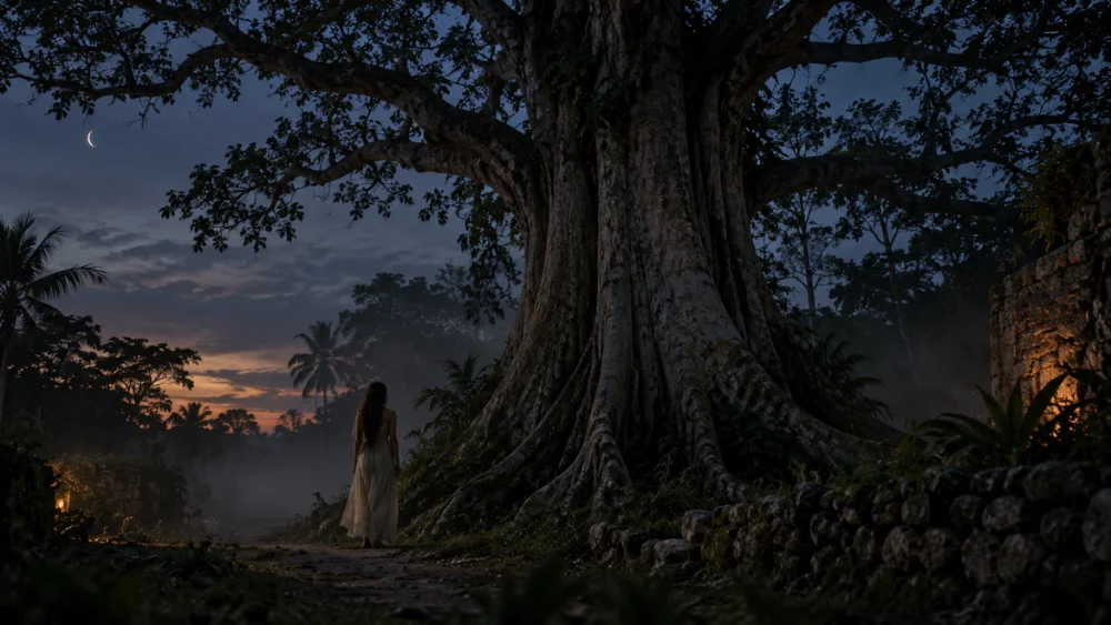 Entre la noche, los caminos yucatecos y la ceiba, la leyenda de la X’tabay ha pasado de generación en generación, transformándose con cada relato.