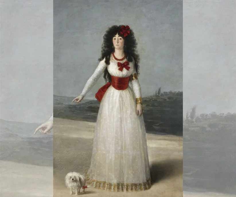 La pintura de Goya a su ancestra María del Pilar Teresa Cayetana de Silva Álvarez de Toledo