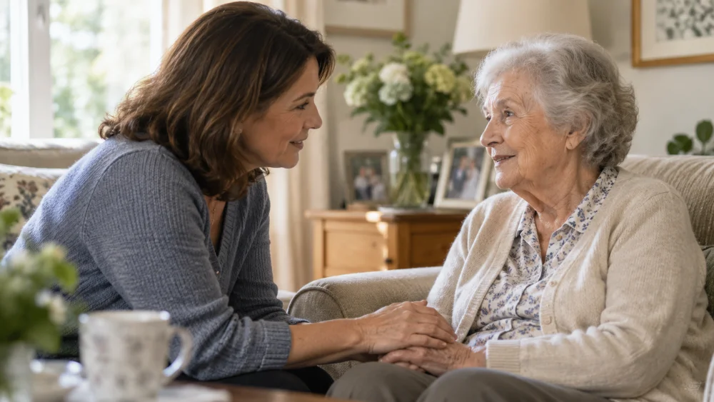 Una conversación tranquila, con frases sencillas, tiempo para responder y contacto visual, puede facilitar la comunicación con una persona con Alzheimer y ayudar a preservar su participación y dignidad.