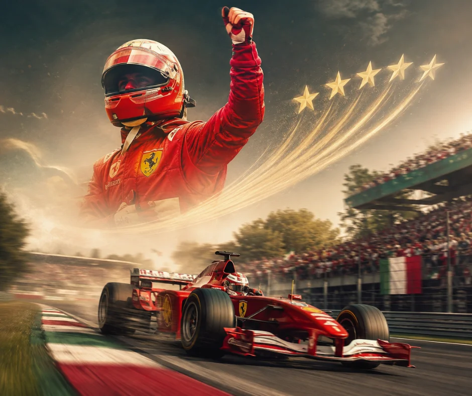 Michael Schumacher convirtió a Monza en una de las pistas más emblemáticas de su historia con Ferrari- allí ganó cinco veces vestido de rojo y dejó una huella imborrable en la memoria de la Fórmula 1. 