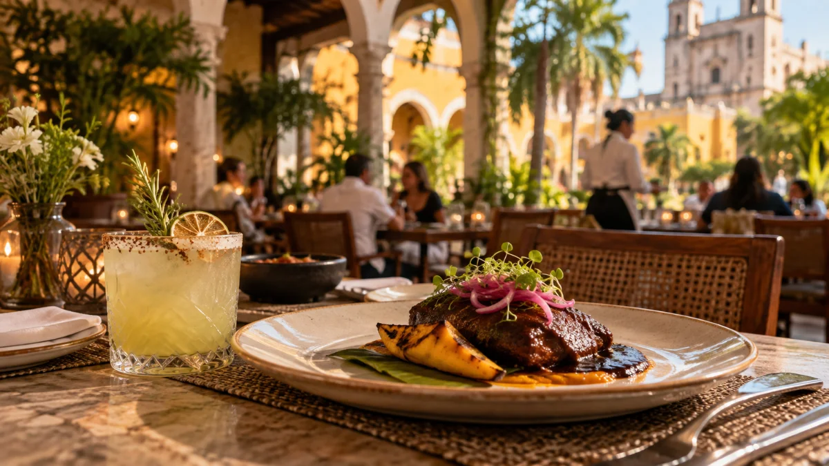 Una mesa en Mérida durante Restaurant Week 2026, una oportunidad para descubrir nuevas propuestas gastronómicas y elegir la experiencia por algo más que el precio.