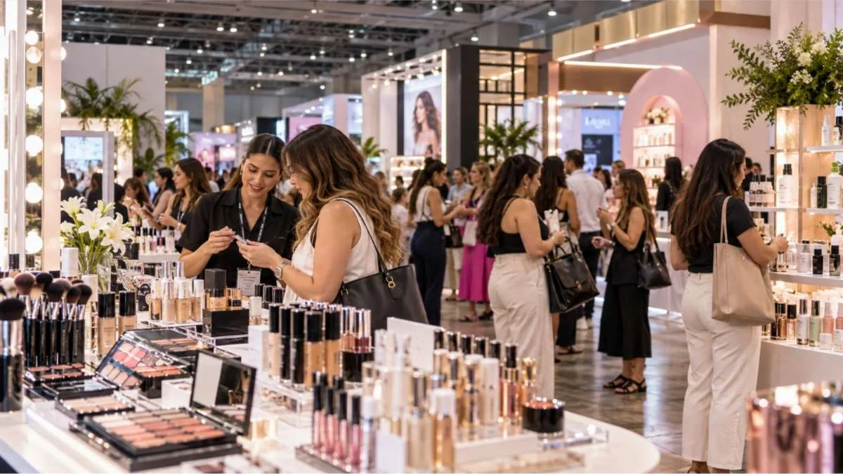 Productos de maquillaje y belleza relacionados con Expo Belleza Mérida 2026, que se celebrará del 23 al 25 de octubre.