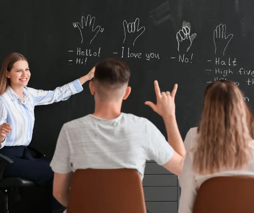 lenguaje de señas