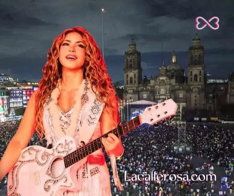 shakira en el zocalo