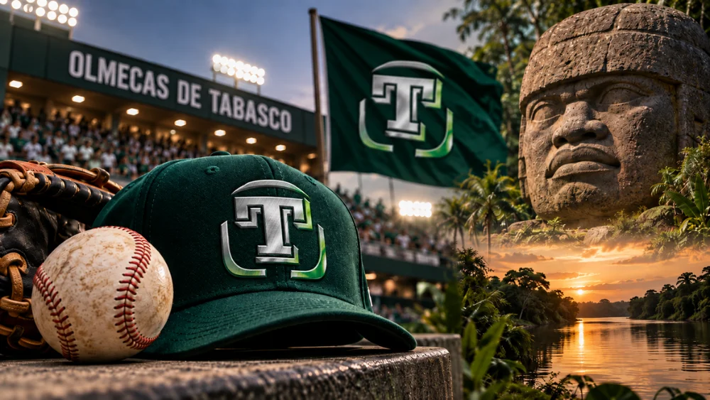 Olmecas de Tabasco reúne beisbol, identidad choca y orgullo regional en una historia ligada desde hace décadas a la afición del estado. Imagen editorial- La Calle Rosa.