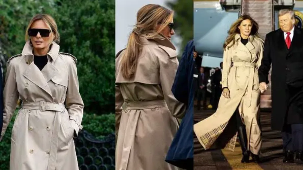 melania burberry