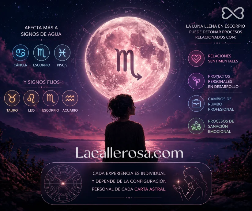 ¿A quiénes afecta más esta luna llena en Escorpio?