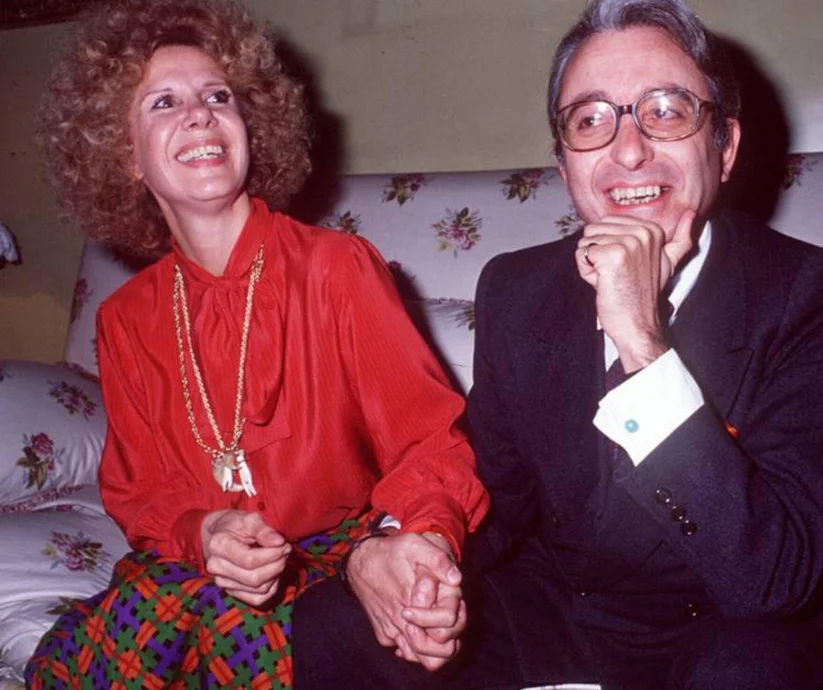 La duquesa de Alba con su segundo esposo Jesús Aguirre.