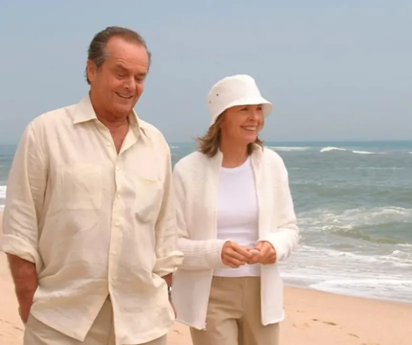 diane keaton y jack nicholson