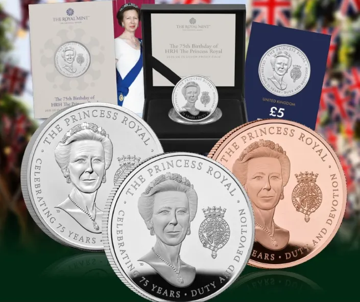 Princesa Ana 75 años