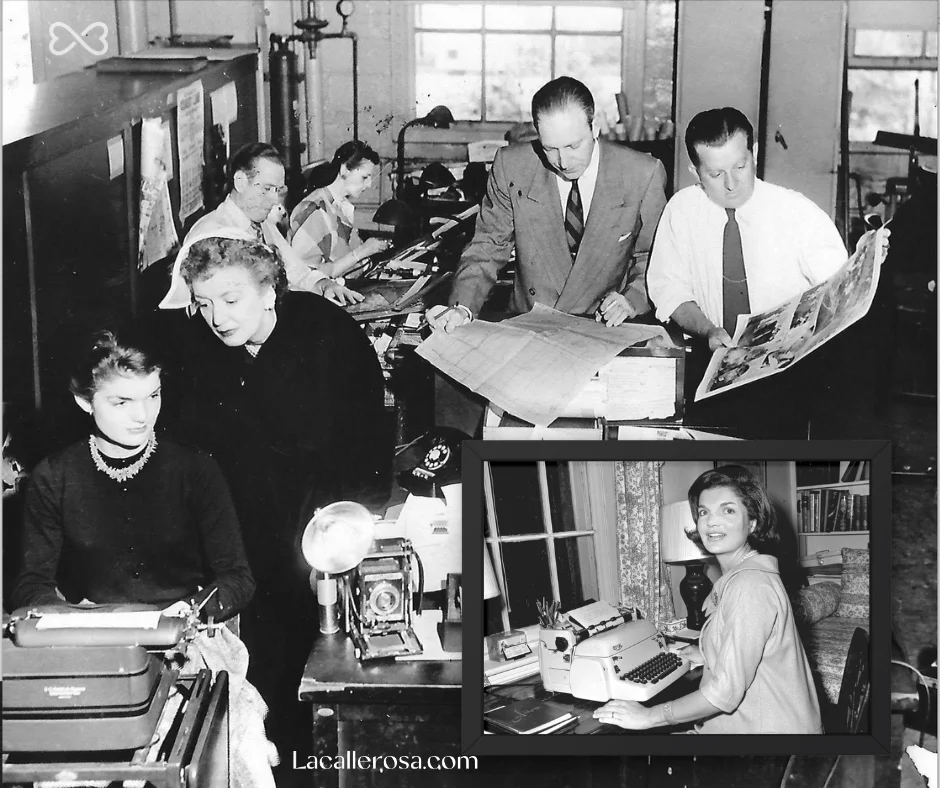 Antes de casarse con John F. Kennedy, trabajó en el Washington Times-Herald.