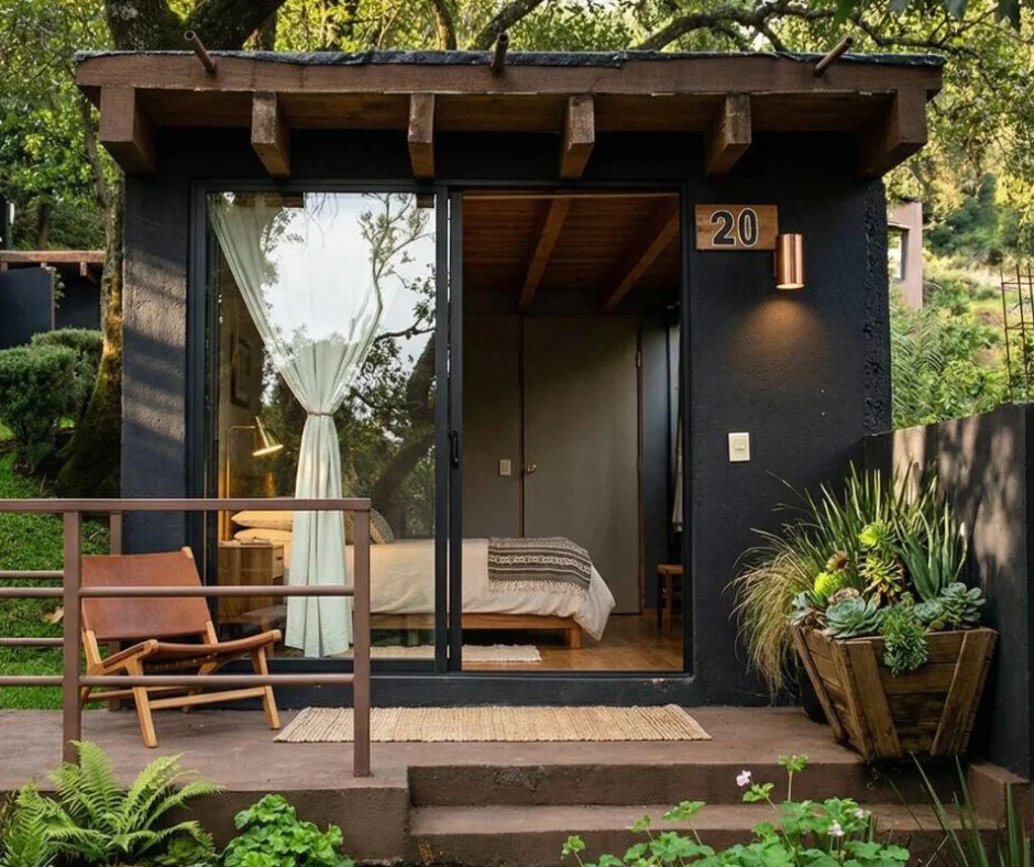 Hotel entre bosque y montaña- Orgánico Hotel Boutique — Ajusco, CDMX.