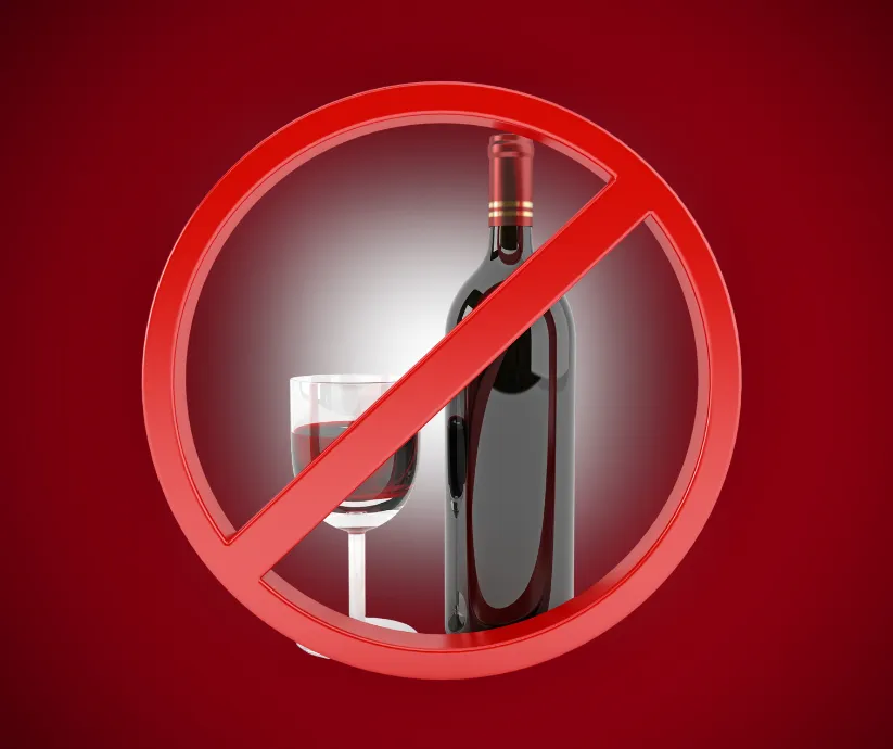 no al alcohol