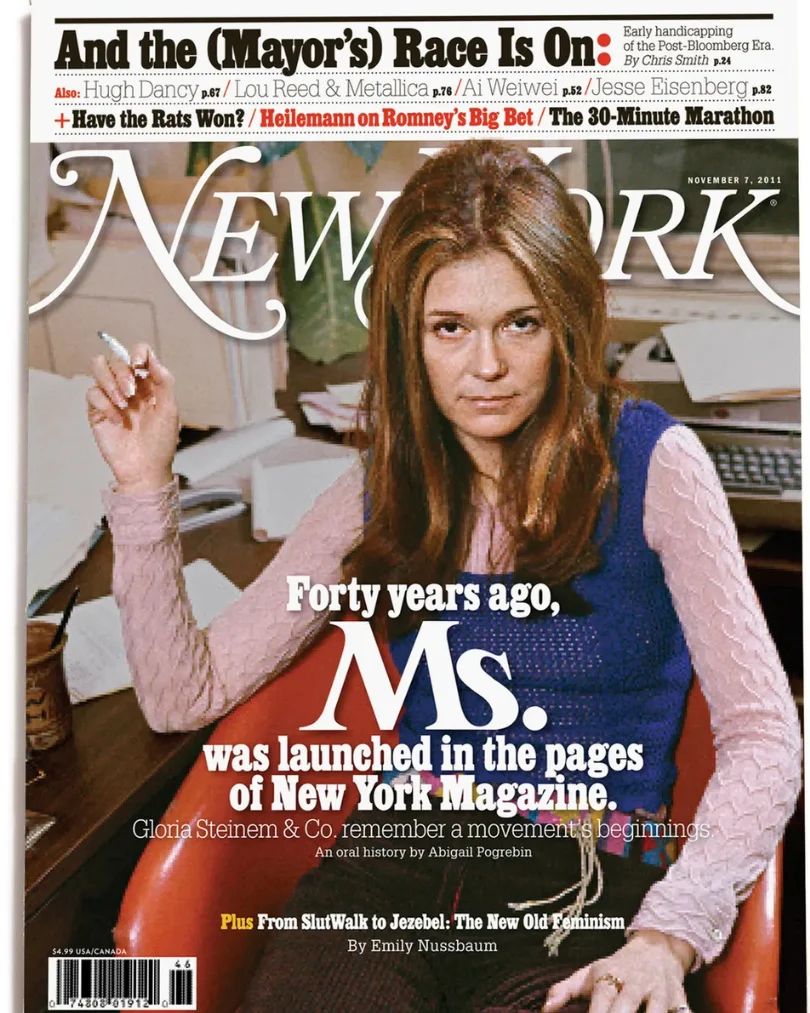 En 1968 Steinem participó en la fundación de New York Magazine.