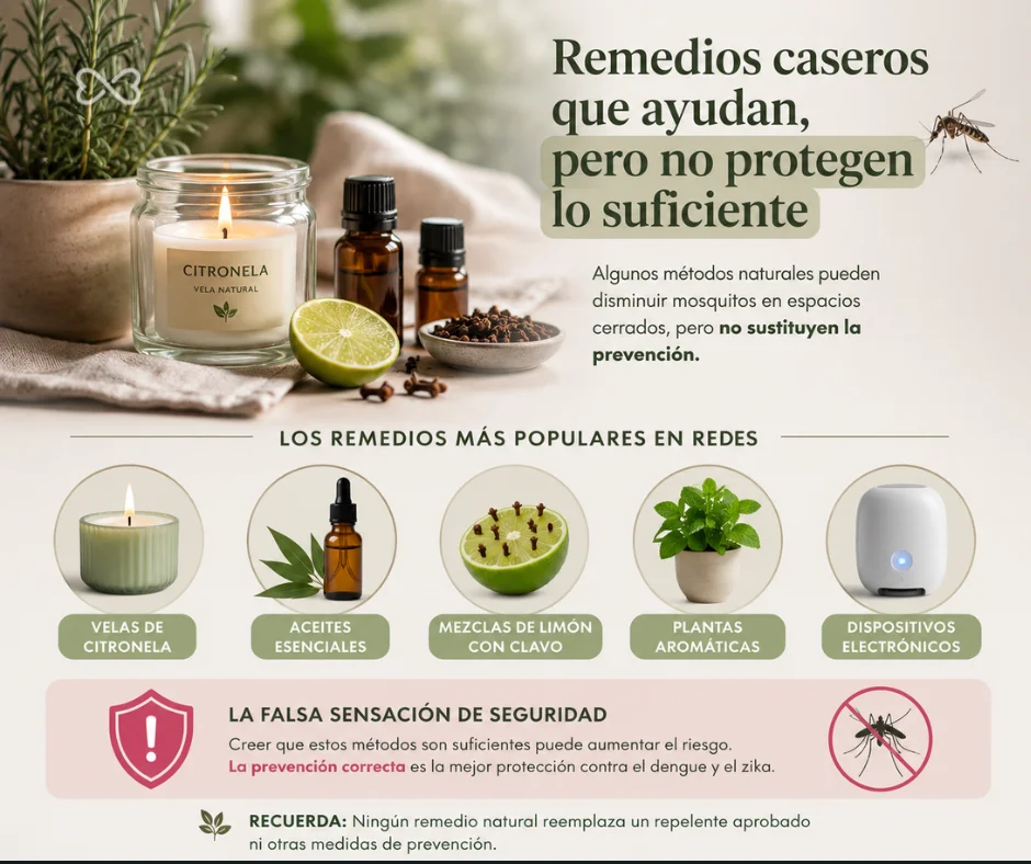 Remedios caseros que ayudan pero no lo suficiente.