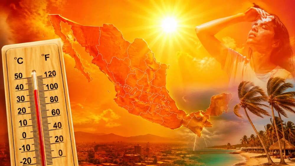 Calor extremo, lluvias y contrastes marcan a México.