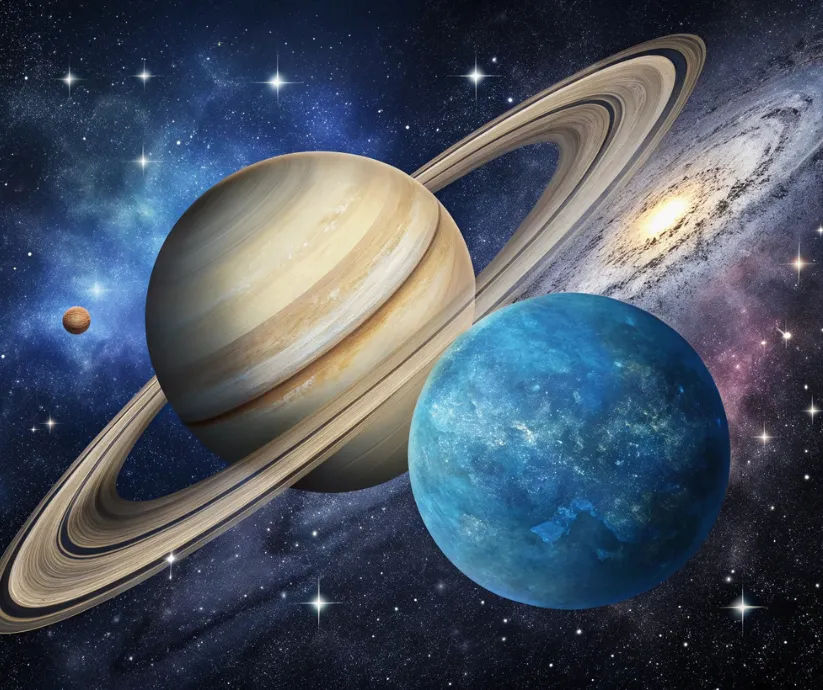 neptuno y saturno