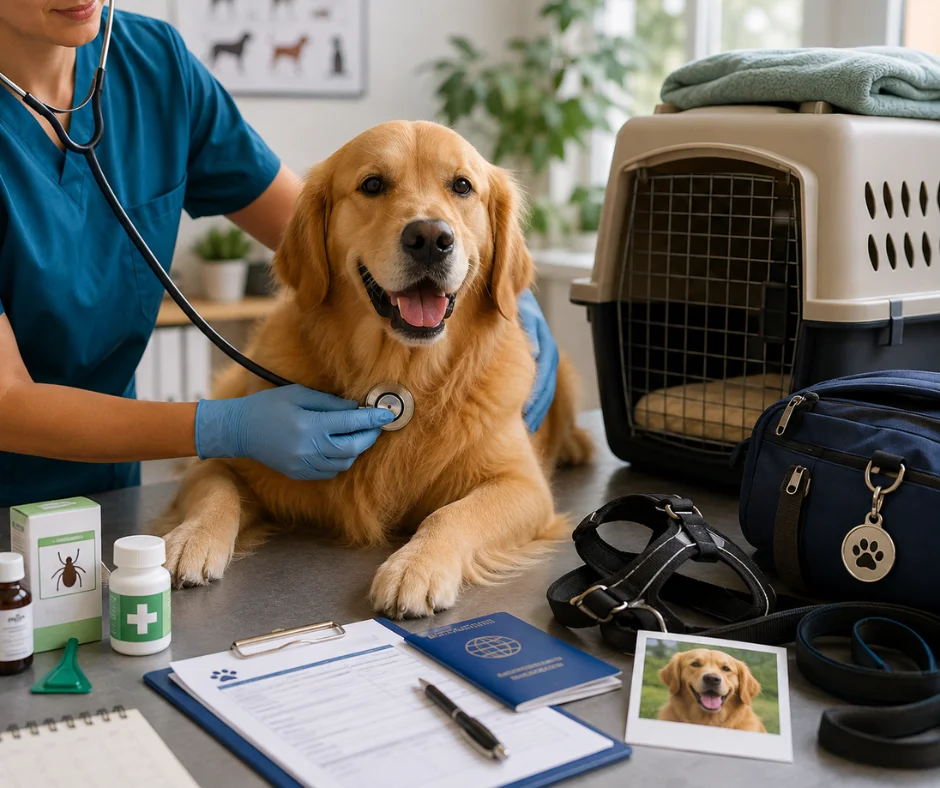 Antes de viajar, una revisión veterinaria permite comprobar vacunas, medicamentos, identificación y condiciones de salud que podrían complicarse durante el trayecto.