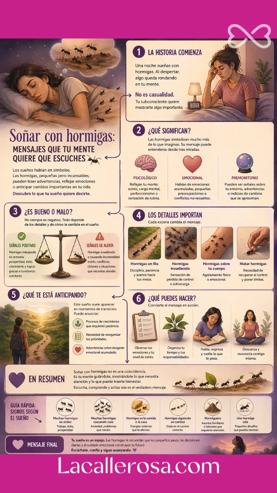 Las hormigas suelen asociarse con trabajo constante, organización y responsabilidad.