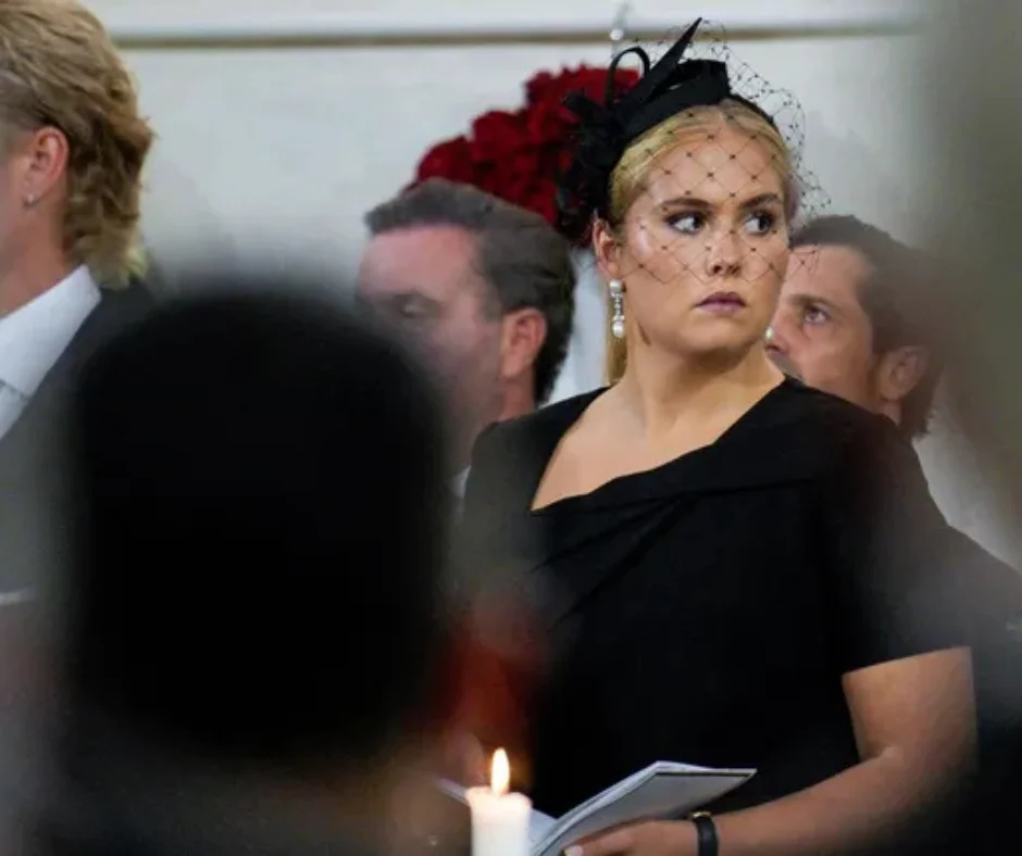 La princesa heredera Amalia de los Países Bajos, en la ceremonia.