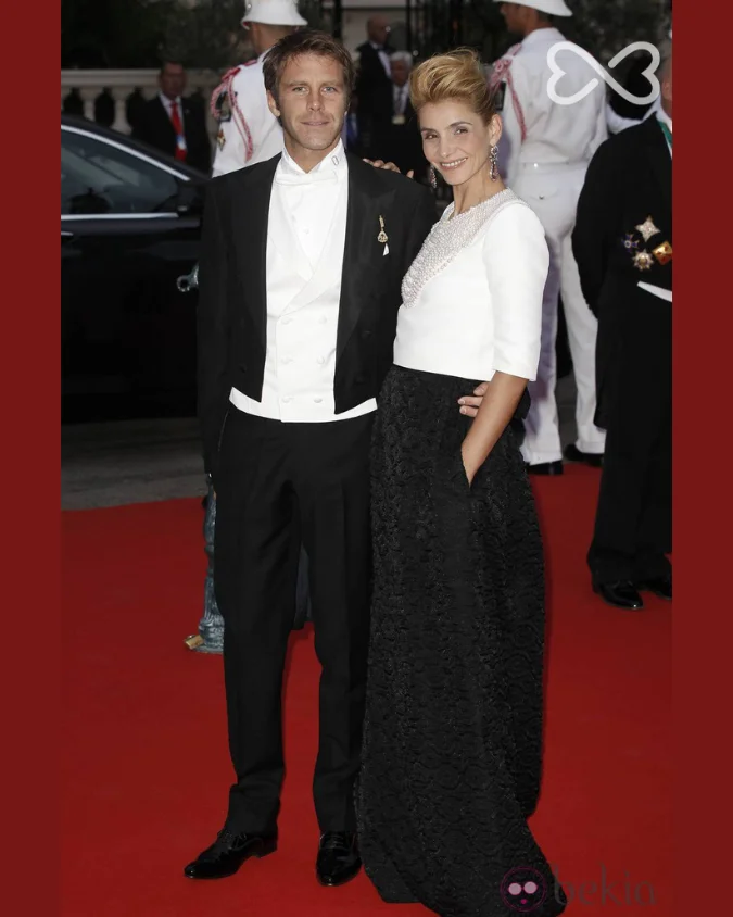 Manuel Filiberto de Saboya y Clotilde Courau