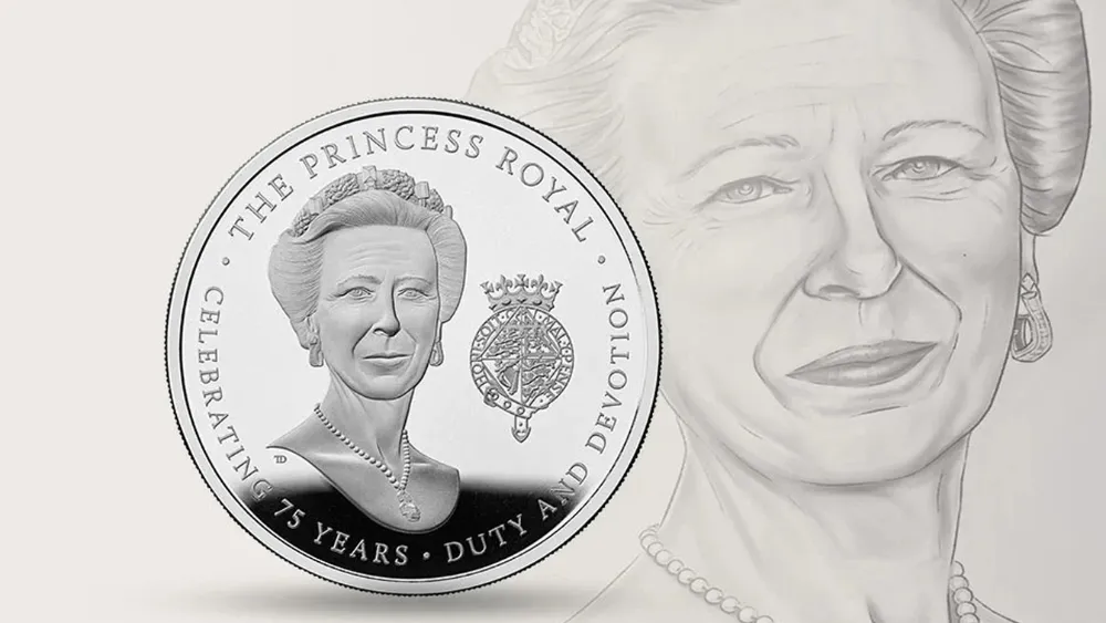 Moneda conmemorativa Princesa Ana