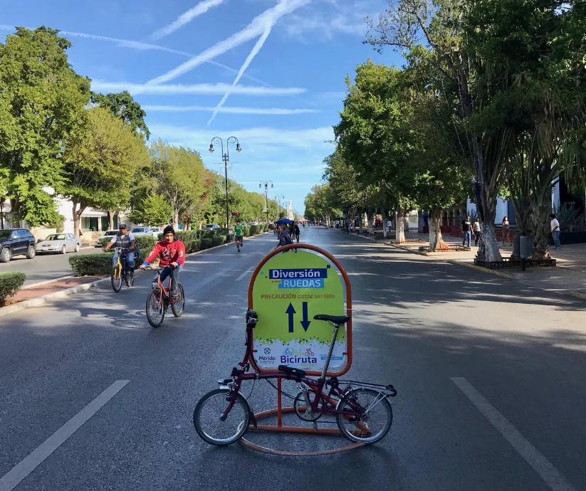 Diversión sobre ruedas en Mérida en domingo
