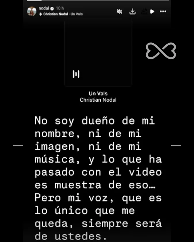 Nodal responde por polémica de su video
