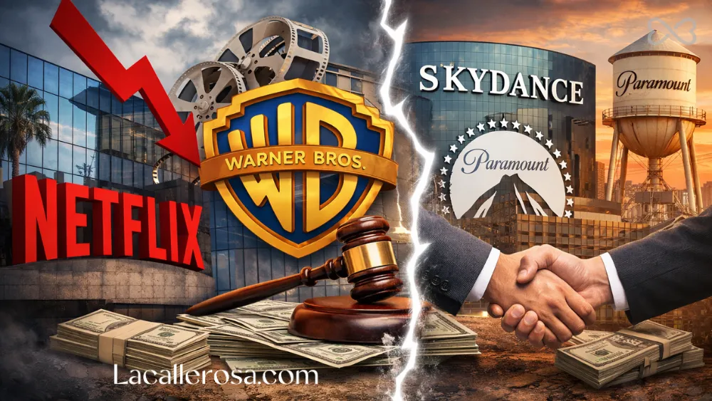 Netflix se retira de la puja por Warner Bros- Skydance y Paramount imponen oferta millonaria