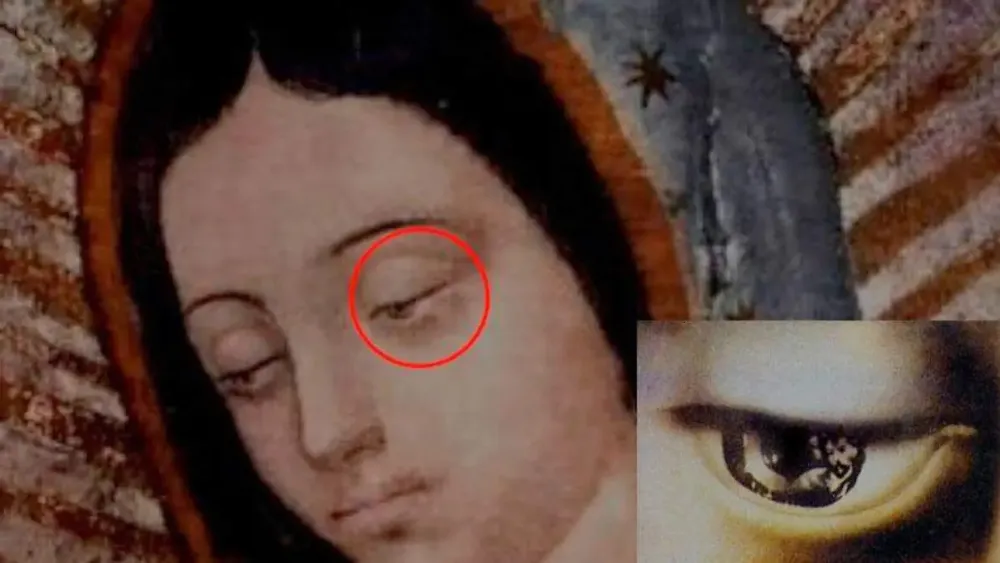 ojos de la virgen