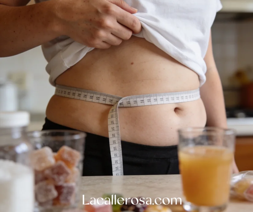 Aumento de peso, especialmente abdominal