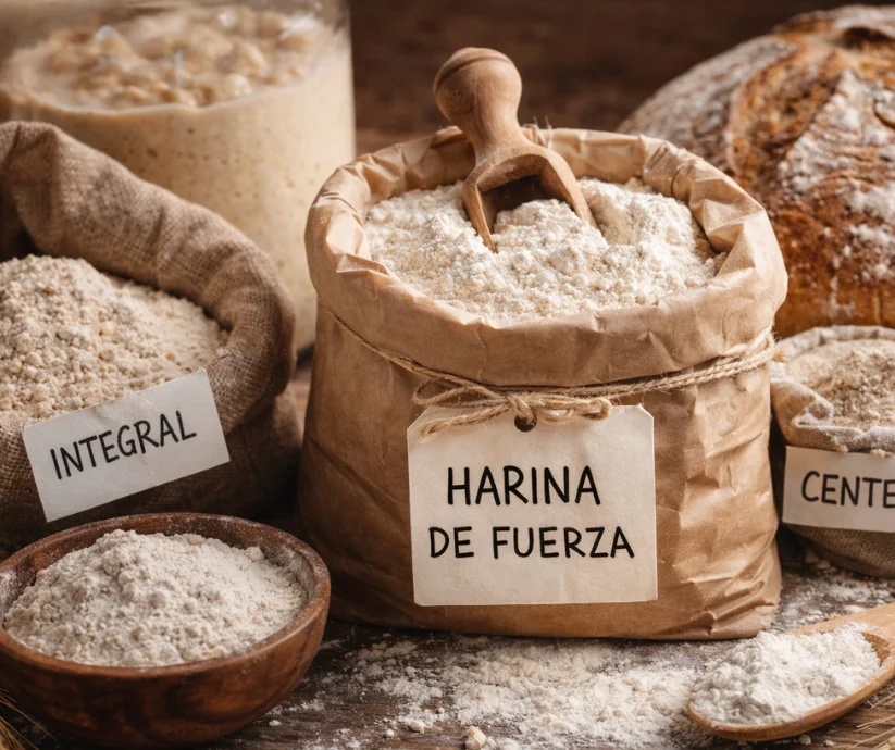 Qué tipo de harina se usa para hacer masa madre